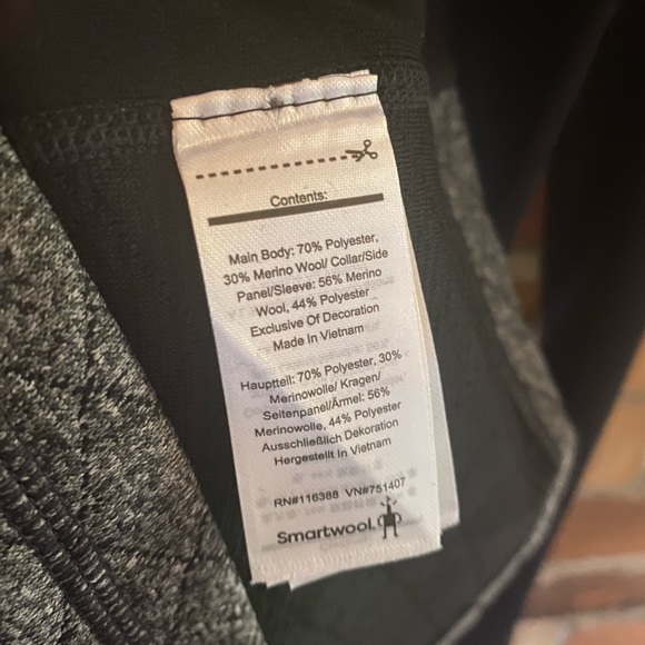 SMARTWOOL NWTs diamond peak quilted dress merino wool long sleeve XS - Picture 11 of 12